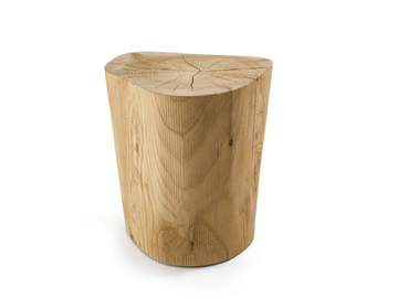 OS BUUS - Low solid cedar wood stool by Riva 1920 - view 2